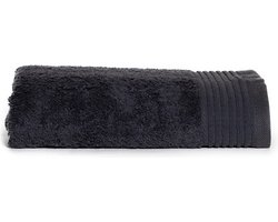 The One Towelling Deluxe handdoek - 60 x 110 cm - Badlaken - Hoge vochtopname - Met ophanglus - 550 gr/m² - 100% Gekamd katoen - Antraciet