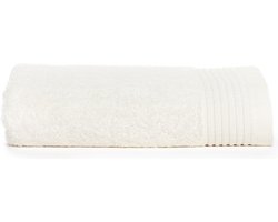 The One Towelling Deluxe handdoek - 60 x 110 cm - Badlaken - Hoge vochtopname - Met ophanglus - 550 gr/m² - 100% Gekamd katoen - Ivoor Crème