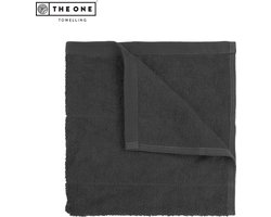 The One Towelling Keukenhanddoek - 50 x 50 cm - Handdoek - 100% katoen - Antraciet