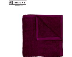 The One Towelling Salon Handdoek - 45 x 90 cm - Kappershanddoek - Hoge vochtopname - Katoen - Magenta