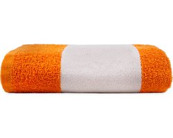 The One Towelling Sublimatie Handdoek - 50 x 100 cm - Hotelkwaliteit - 100% Zacht katoen - Oranje