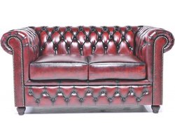 The Original Chesterfield - Brighton - 2-zitsbank - Zetel Salon - Antiek Rood