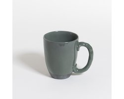 The Table | Atelier - Mok met Oor -Thyme - Groen - beker - handgemaakte koffiebeker - theebeker - 290 ml