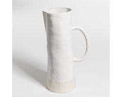 The Table atelier - waterkan - Ø 10 - 1,6L - keramiek - handgemaakt - wit