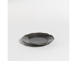 The Table | Attic Gebaksbordjes Liquorice - Zwart - Ø 19 cm