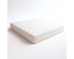 The White Stone Brandvertragende Matras 120x200 van Memory Foam Hoogte 20 cm | Orthopedisch | Hypoallergene en Antibacteriële Tijk | Gemaakt in Italië