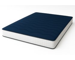The White Stone Matras 90x200 cm van Waterfoam Hypoallergeen Hoogte 20 cm | Medium Stevig, Antibacterieel en Ademend | Made in Italy