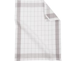 Theedoek - 4 stuks - 51x72 cm, grijs