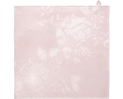 Theedoeken Fleur Rouges 60x60cm pak a 6 stuks
