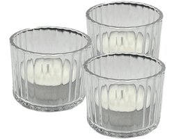 Theelichthouder 6 cm set van 3