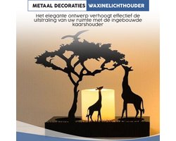 Theelichthouder-Kandelaar-Waxinelichthouder-Waxinelichtjes-Giraffe-Kaarsenhouder-Tafellamp