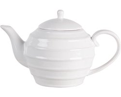 Theepot 21*14*18 cm/  1000 ml Beige Keramiek Rond Theekan