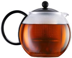 Theepot Assam Theemaker Zeef Kunststof Kunststof Deksel 10 Liter Zwart