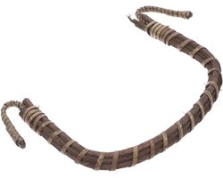 Theepot Handvat - Vervangend Handvat - Thee Moment - Gevlochten Rotan - 14.8 cm - Bruin