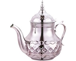 Theepot RVS - 1.2 Liter - Oosterse Turkse & Marokkaanse Theepotten