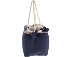 Theepot Tas - Theeservies Opberger - Reizen Met Thee - Compact En Lichtgewicht - 14 x 13.4 cm - Marineblauw