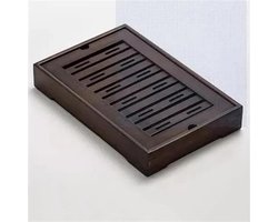 Theepot Theeset - Chinees Servies - Moment Ontspannen - Met Houten Dienblad - 35x23x5.5CM - Bruin