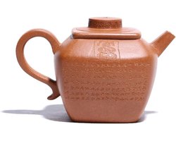 Theepot Traditionele - Klei Pot - Thee Zetten - Handgemaakt Vakmanschap - 160 ml Capaciteit - Paars