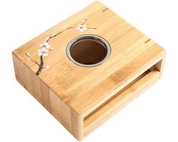 Theepot Warmer - Kachel Tafel - Thee Warm Houden - Ventilatie Ontwerp - 15 x 13 cm - Handbeschilderd