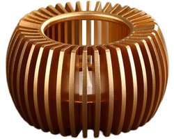 Theepot Warmer - Theekachel Basis - Warme Thee Houden - Hol Frame Ontwerp - 98 x 62 cm - Goud