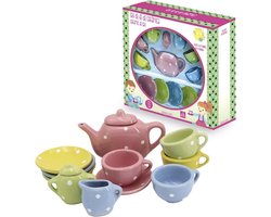 Theeservies Porcelein - Tachan - Multicolor - 13 Delig - Poppenservies