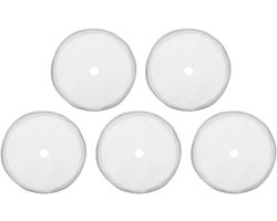 TheLau - 5-delige set roestvrijstalen filterscreen voor Franse pers koffiezetapparaat - 80 mesh - Vervangend filter - Geschikt voor 350 ml French Press - Koffiezetapparaat