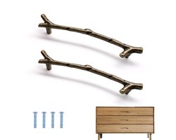 TheLau ® Vintage Stijl Kast- en Ladegrepen Set van 2 - Unieke Zinklegering Handgrepen voor Meubels