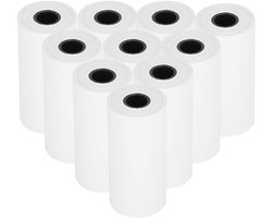 Thermisch Papier Rol 2.2 Inch x 6 Meter voor Draagbare Camera's en Kinderspeelgoed - 10 Stuks