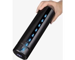 Thermo fles met Temperatuur LED Display - Vacuüm - Thermobeker - Thermoskan- Drinkfles - Thermofles - RVS - 500 ML - Flaskie -Zwart