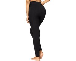 Thermo Legging Dames - Dames Thermo Broek - Fleece - Zwart - Maat L/XL (40/42) | Thermo Ondergoed