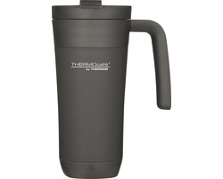 Thermos Isoleerbeker - Travel Mug - 425 Ml - Zwart