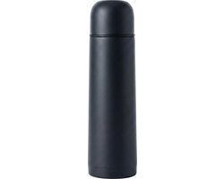 Thermosfles - 750ML - Dubbelwandig - RVS - Thermoskan - Isoleerkan - Lekvrij - Thermosbeker Koffie - Warm en Koud - Zwart
