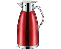 Thermoskan Grote Inhoud - Isoleerkan Koffiepot - Dranken Warm Houden - 36 Uur Isolatie - 23 Liter Capaciteit - Rood