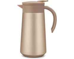 Thermoskan - Isoleerkan - 27oz Koffiekan Airpot GeïSoleerde - Airpot Groot - Koffie-Urn Roestvrijstalen VacuüM Thermoskan - Voor Koffie Heet Water Thee En Warme Dranken