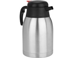 Thermoskan - RVS - 1200 ml - Dubbelwandig - Isoleerkan - Koffiekan