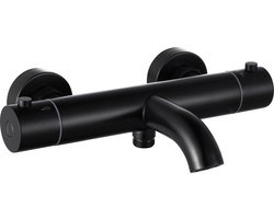 Thermostatische opbouw badkraan Mat zwart