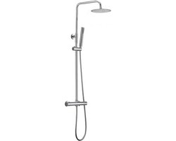 Thermostatische opbouw regendoucheset Xellanz Twenty Eco chroom