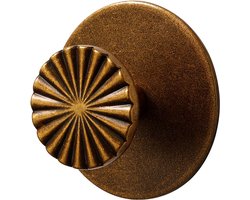Thijox - 4 Stuks Zelfklevende Kapstokken Antiek Messing Wandhaak voor Badkamer, Keuken en Decoratie - Heavy Duty Zinklegering Haken voor Badjas en Han