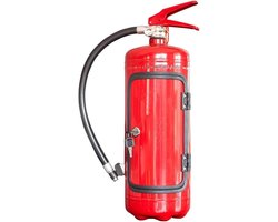 Thijox - Opbergdoos voor Brandblussers Mini-Bar, Draagbare Opbergdoos voor Sterke Drank en Glazen, Wijnkoeler, Rood, Hoogwaardig Metaal, Cadeau voor M
