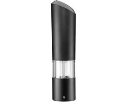 Thijox - WMF Elektrische Zout- en Pepermolen - Ongevuld - Kunststof - Keramische Molen - 21 cm - Zwart - Keukenaccessoire - Koken en Tafelen