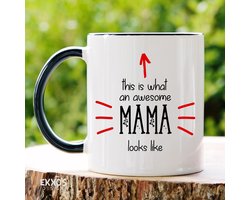 This Is An Awesome Mama - Vaderdag cadeau - Vaderdag - Moederdag cadeau - Moederdag - Cadeau voor moeder - Mokken en bekers - Cadeau voor vrouw - Valentijndag - Theeglazen - Koffiemok