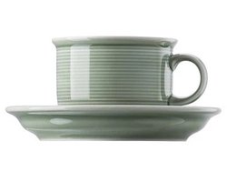 Thomas Trend Moss green koffiekop en schotel