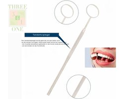 Three4One - Professionele Tandarts spiegel - mondspiegel - mondzorg - spiegel - Mondhygiëne - RVS - zoom