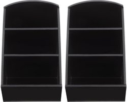 Thuis opbergstation - 6 stuks desktop compartiment tas voor restaurant decoratie - bar organizer voor losse koffie en thee - acryl suiker container