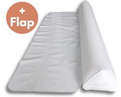 Thuiser Opblaasbare Bedrand met Flap - 120CM - Bedhekjes - Uitvalbescherming - Bedrail - Kinderen - Peuter - Baby - Safety - Bedbeveiliging Beschermer