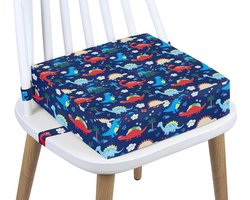 Thuiser Stoelverhoger Dino voor Eetkamerstoel - Zitverhoger Peuter Eettafel - Kinderen - Booster Seat - Zitkussen Tafel