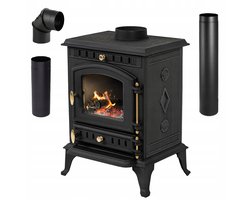 THUNDER MITRA Houtkachel - Gietijzer - 7 kW