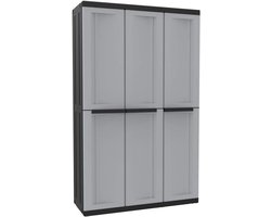 Thuys - Tuinkast Kunststof 1 - Tuinkist - Tuinkasten voor Buiten - Tuinberging - Grijs