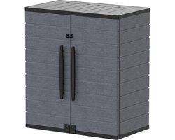 Thuys - Tuinkast Kunststof - Tuinkist - Tuinkasten voor Buiten - Tuinberging - Grijs