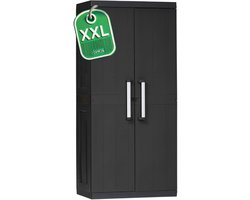 Thuys - Tuinkast - Tuinkist - Tuinkasten voor Buiten - Tuinberging - Kunststof - Donkergrijs